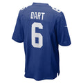 Punc NY.Giants #6 Jaxson Dart Player Royal Home Game Stitched Jerseys
