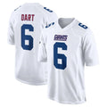 Punc NY.Giants #6 Jaxson Dart Player White Fashion Limited Home Game Stitched Jerseys