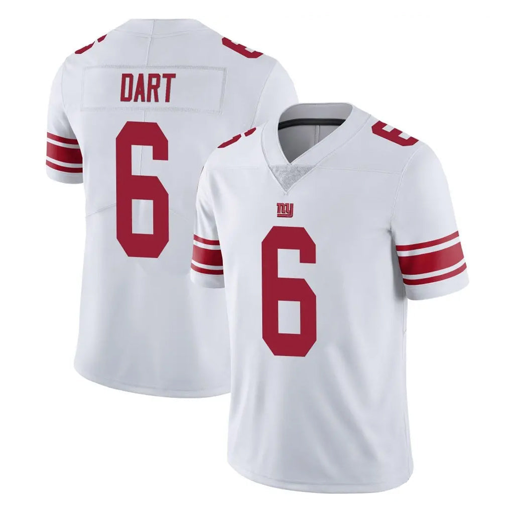 Punc NY.Giants #6 Jaxson Dart Player White Limited Vapor Untouchable Home Game Stitched Jerseys