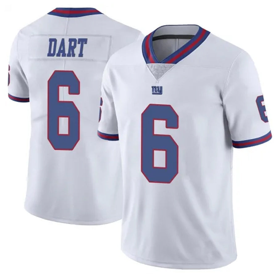 Punc NY.Giants #6 Jaxson Dart Player White Vapor Limited Stitched Jerseys