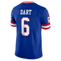 Punc NY.Giants #6 Jaxson Dart Royal Legacy Vapor Untouchable Stitched Limited Jerseys