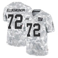 Punc NY.Giants #72 Jermaine Eluemunor Player Arctic Camo Salute To Service Limited Game Stitched Jerseys