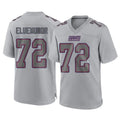 Punc NY.Giants #72 Jermaine Eluemunor Player Gray Atmosphere Fashion Limited Game Stitched Jerseys