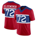 Punc NY.Giants #72 Jermaine Eluemunor Player Red Century Vapor F.U.S.E. Home Game Stitched Jerseys