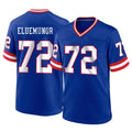 Punc NY.Giants #72 Jermaine Eluemunor Player Royal Classic Home Game Stitched Jerseys