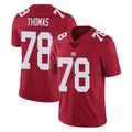Punc NY.Giants #78 Andrew Thomas Player Red Limited Vapor Untouchable Home Game Stitched Jerseys
