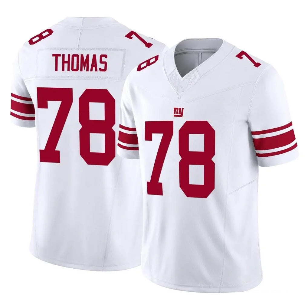 Punc NY.Giants #78 Andrew Thomas Player White Limited Vapor F.U.S.E. Home Game Stitched Jerseys