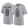 Punc NY.Giants #8 Jevon Holland Player Gray Atmosphere Fashion Limited Game Stitched Jerseys