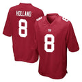 Punc NY.Giants #8 Jevon Holland Player Red Home Game Stitched Jerseys