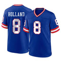 Punc NY.Giants #8 Jevon Holland Player Royal Classic Home Game Stitched Jerseys