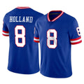 Punc NY.Giants #8 Jevon Holland Player Royal Classic Vapor Home Game Stitched Jerseys