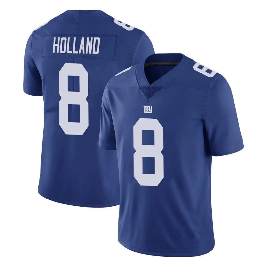 Punc NY.Giants #8 Jevon Holland Player Royal Limited Vapor Untouchable Home Game Stitched Jerseys