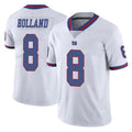 Punc NY.Giants #8 Jevon Holland Player White Color Rush Home Game Stitched Jerseys