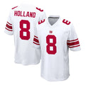 Punc NY.Giants #8 Jevon Holland Player White Home Game Stitched Jerseys