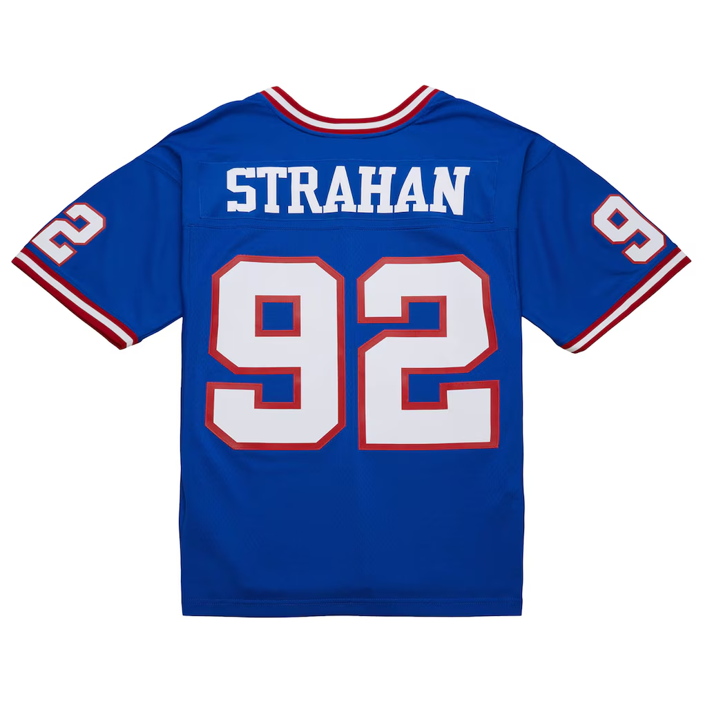 Punc NY.Giants #92 Michael Strahan Mitchell & Ness Royal 1993 Legacy Replica Jersey