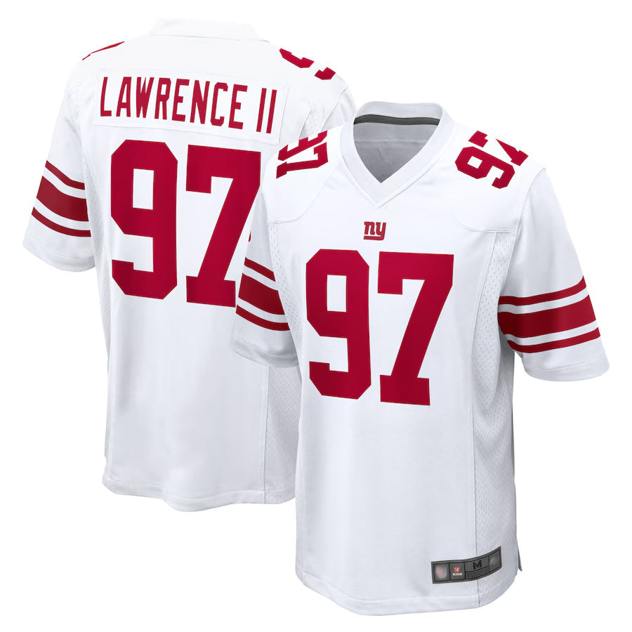 Punc NY.Giants #97 Dexter Lawrence II Player White Game Stitched Jerseys