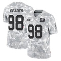 Punc NY.Giants #98 DJ Reader Player Arctic Camo Salute To Service Limited Game Stitched Jerseys