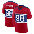 Punc NY.Giants #98 DJ Reader Player Red Century Home Game Stitched Jerseys
