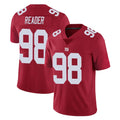 Punc NY.Giants #98 DJ Reader Player Red Limited Vapor Untouchable Home Game Stitched Jerseys