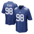 Punc NY.Giants #98 DJ Reader Player Royal Home Game Stitched Jerseys