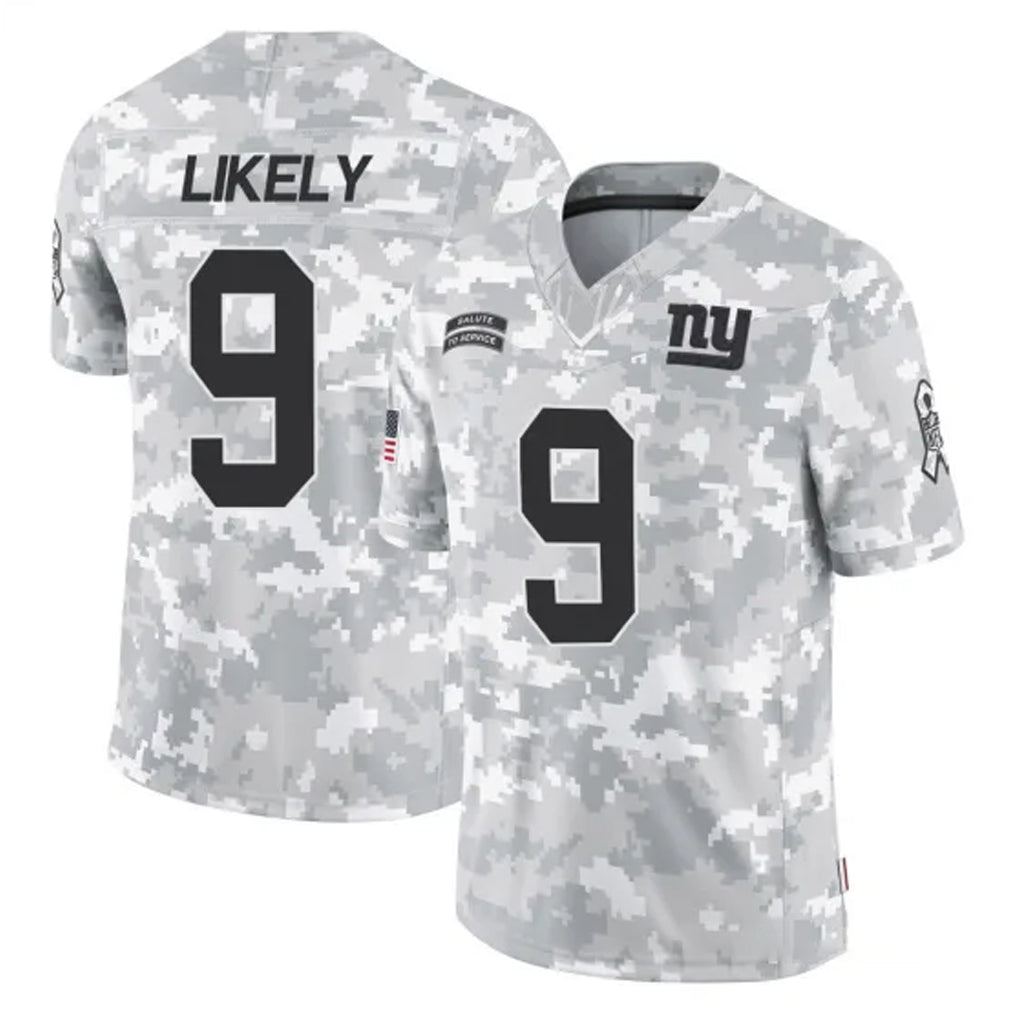 Punc NY.Giants #9 Lsaiah Likely Player Arctic Camo Salute To Service Limited Game Stitched Jerseys