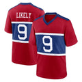 Punc NY.Giants #9 Lsaiah Likely Player Red Century Home Game Stitched Jerseys