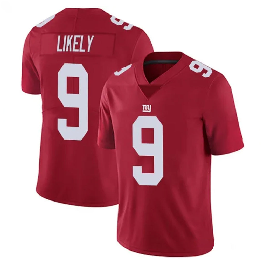Punc NY.Giants #9 Lsaiah Likely Player Red Limited Vapor Untouchable Home Game Stitched Jerseys