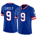 Punc NY.Giants #9 Lsaiah Likely Player Royal Classic Vapor Home Game Stitched Jerseys