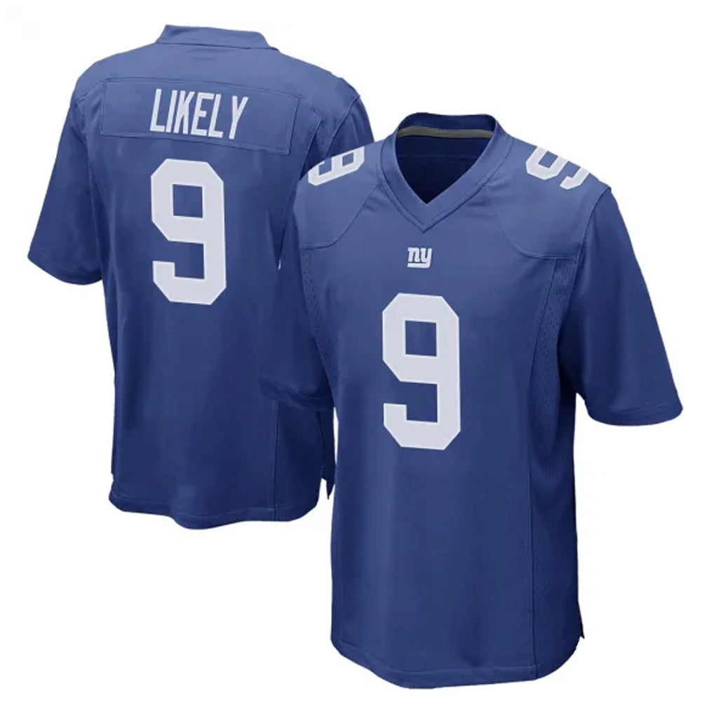 Punc NY.Giants #9 Lsaiah Likely Player Royal Home Game Stitched Jerseys