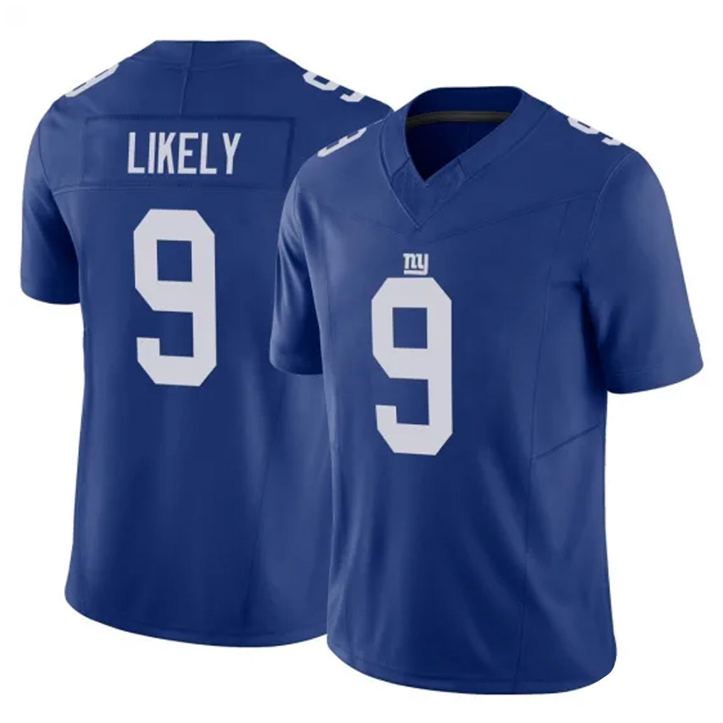 Punc NY.Giants #9 Lsaiah Likely Player Royal Limited Vapor F.U.S.E. Home Game Stitched Jerseys