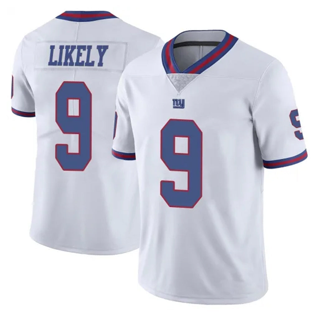 Punc NY.Giants #9 Lsaiah Likely Player White Color Rush Home Game Stitched Jerseys