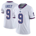 Punc NY.Giants #9 Lsaiah Likely Player White Color Rush Home Game Stitched Jerseys