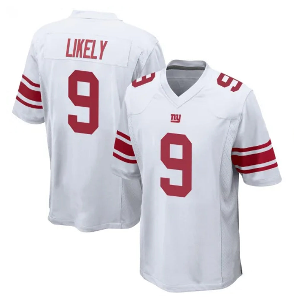 Punc NY.Giants #9 Lsaiah Likely Player White Home Game Stitched Jerseys