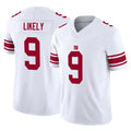 Punc NY.Giants #9 Lsaiah Likely Player White Limited Vapor F.U.S.E. Home Game Stitched Jerseys