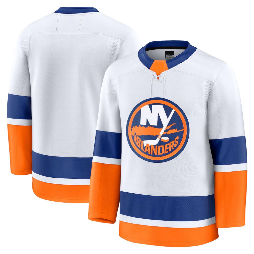 Punc NY.Islanders White Away Premium Jerseys