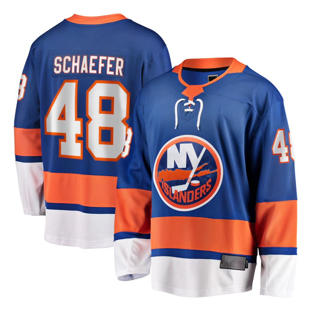 Punc NY.Islanders #48 Matthew Schaefer Royal Home Breakaway Player Jerseys