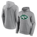 Punc NY.Jets Gray LOGO Pullover Hoodies Limited Game Blank Player Stitched Jerseys
