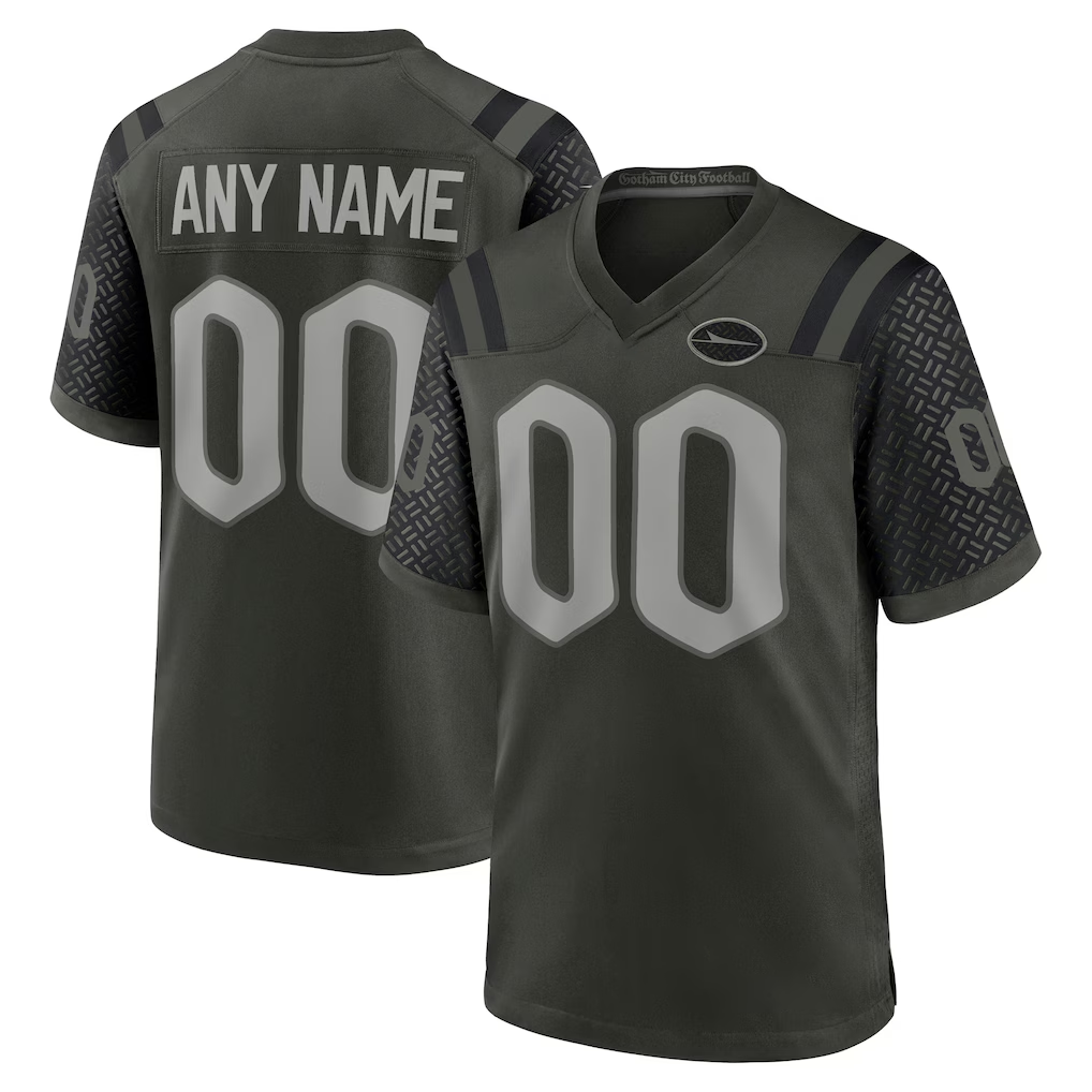 Punc Custom NY.Jets Black 2025 Rivalries Collection Game Stitched Jerseys