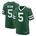 Punc NY.Jets Home Game Jerseys - Gotham Green - #5 Garrett Wilson Player Stitched Jerseys