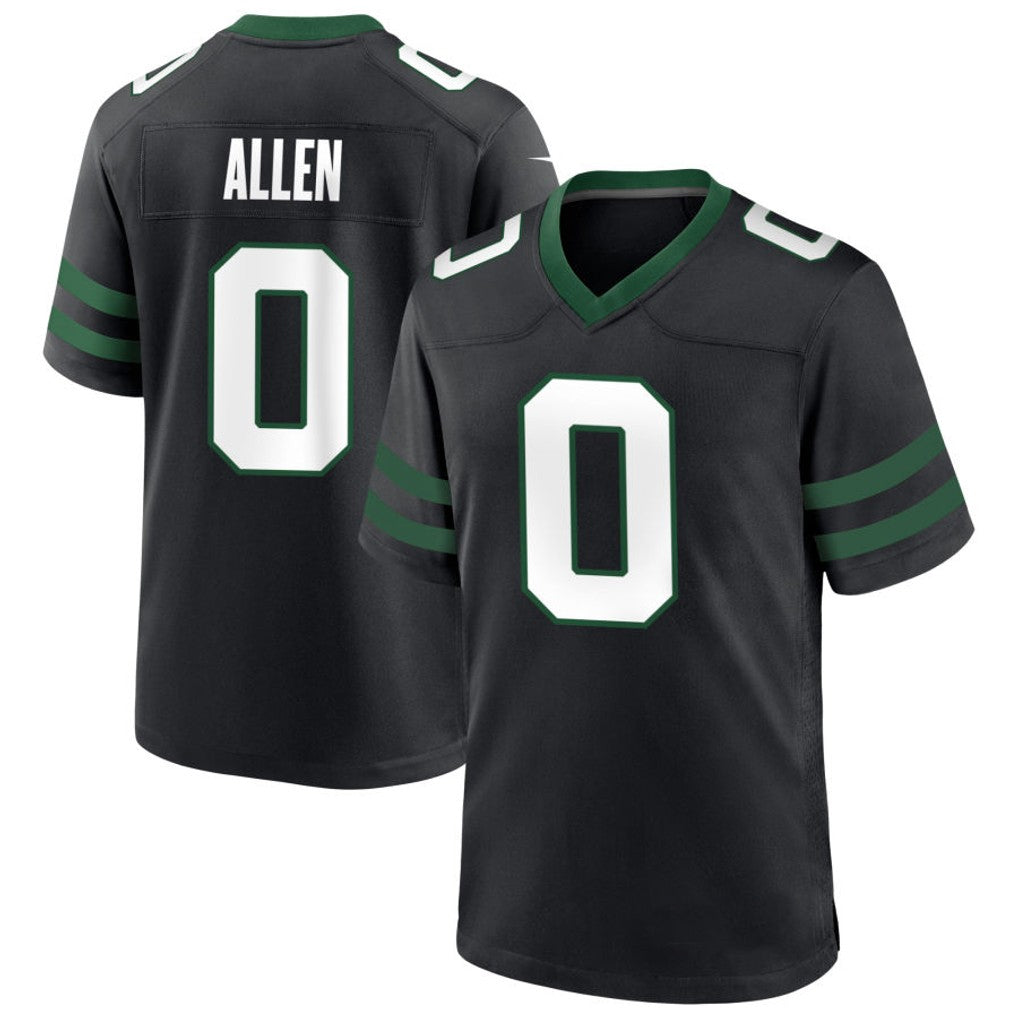 Punc NY.Jets #0 Braelon Allen Player Black Home Game Stitched Jerseys