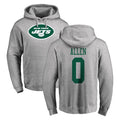 Punc NY.Jets #0 Braelon Allen Player Gray LOGO Pullover Hoodies Limited Game Stitched Jerseys