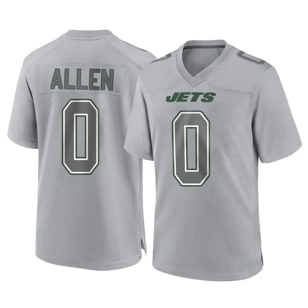 Punc NY.Jets #0 Braelon Allen Player Gray Limited Atmosphere Fashion Home Game Stitched Jerseys