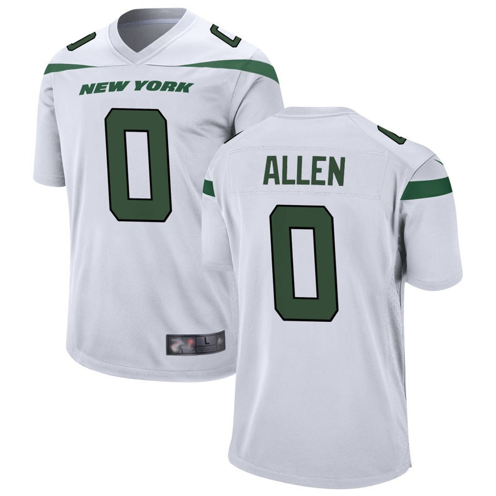 Punc NY.Jets #0 Braelon Allen Player White Game Stitched Jerseys