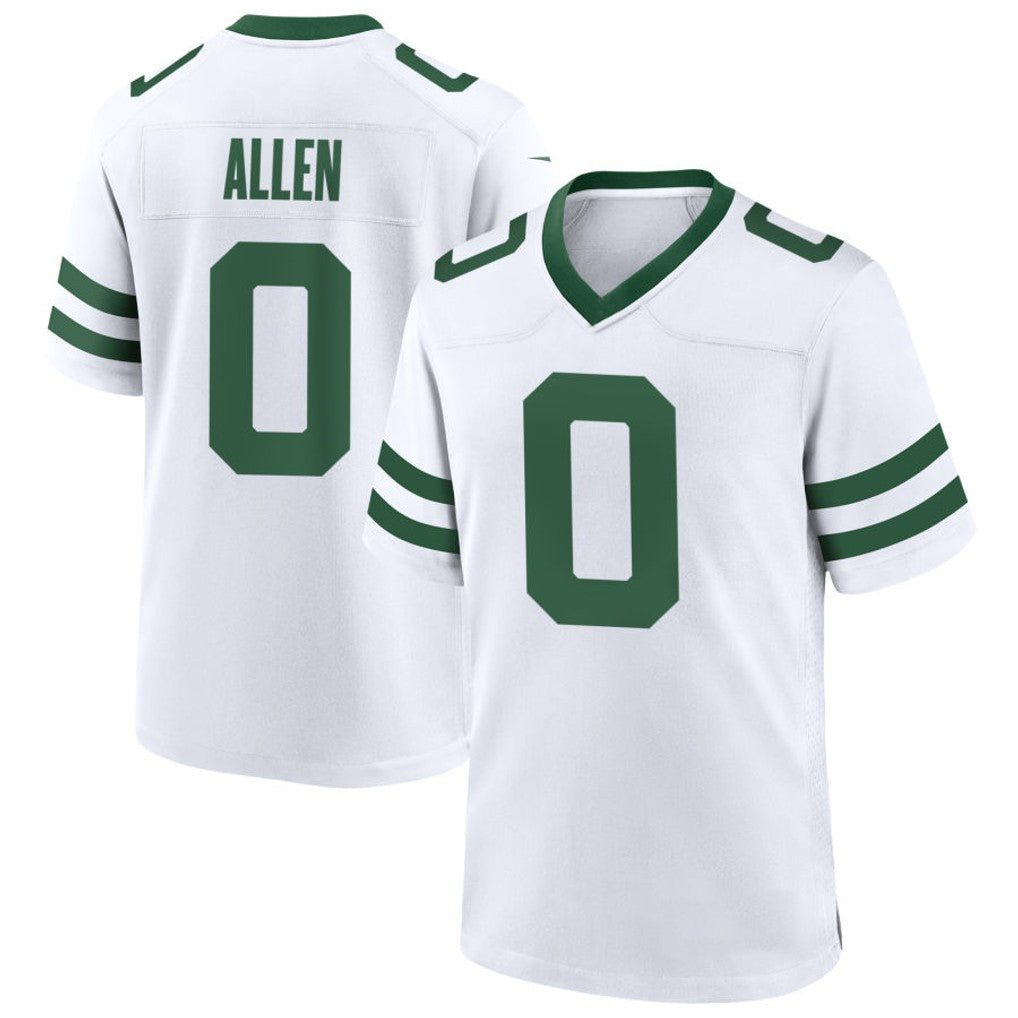 Punc NY.Jets #0 Braelon Allen Player White Home Game Stitched Jerseys