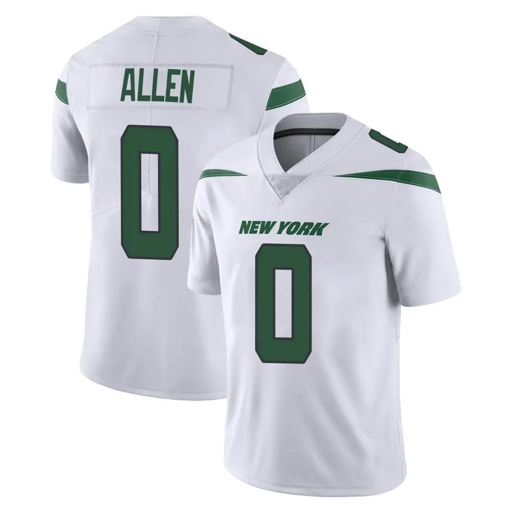 Punc NY.Jets #0 Braelon Allen Player White Spotlight Limited Vapor Home Game Stitched Jerseys