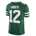 Punc NY.Jets #12 Joe Namath Legacy Green Vapor F.U.S.E. Limited Jersey Stitched American Stitched Jerseys