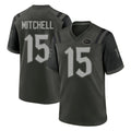 Punc NY.Jets #15 Adonai Mitchell Player Green 2025 Rivalries Collection Home Game Stitched Jerseys