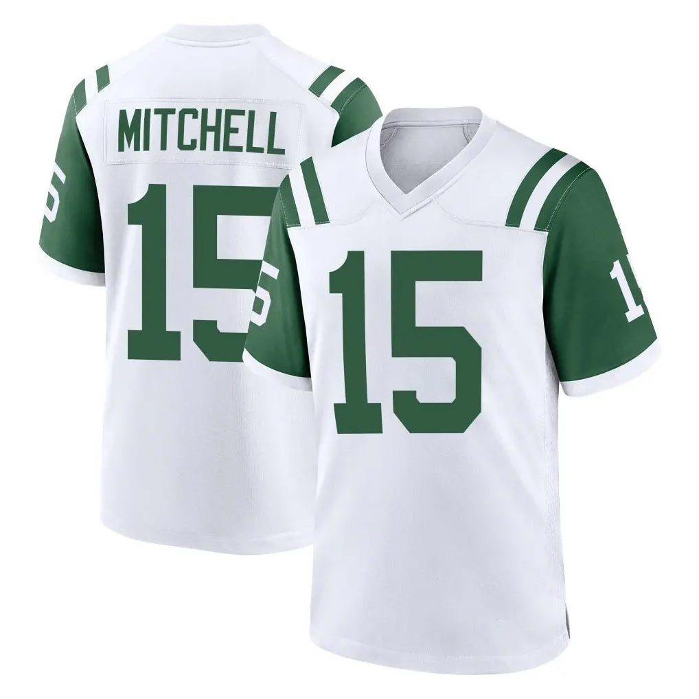 Punc NY.Jets #15 Adonai Mitchell Player White Classic Home Game Stitched Jerseys