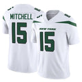 Punc NY.Jets #15 Adonai Mitchell Player White Limited Vapor F.U.S.E. Home Game Stitched Jerseys