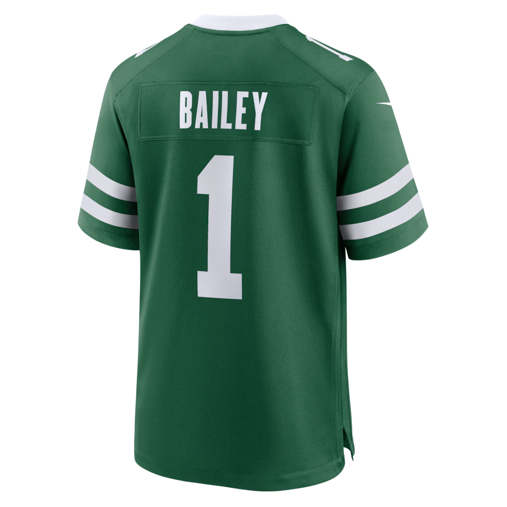Punc NY.Jets #1 David Bailey Legacy Green 2026  Draft First Round Pick No. 2 Team Game Stitched Jerseys